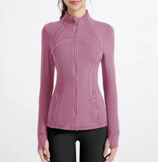 PRISM Womens Workout Long Sleeve Zipper Jacket