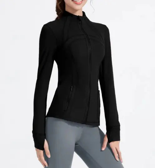 PRISM Womens Workout Long Sleeve Zipper Jacket