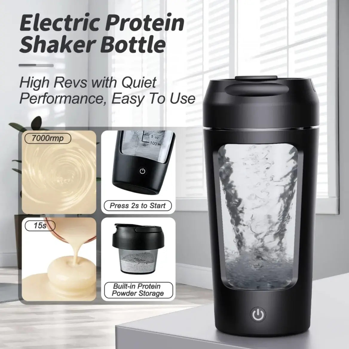 PRISM Electric Protein Shaker Bottle