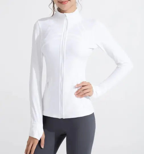 PRISM Womens Workout Long Sleeve Zipper Jacket