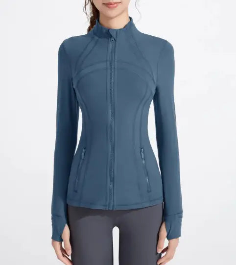 PRISM Womens Workout Long Sleeve Zipper Jacket