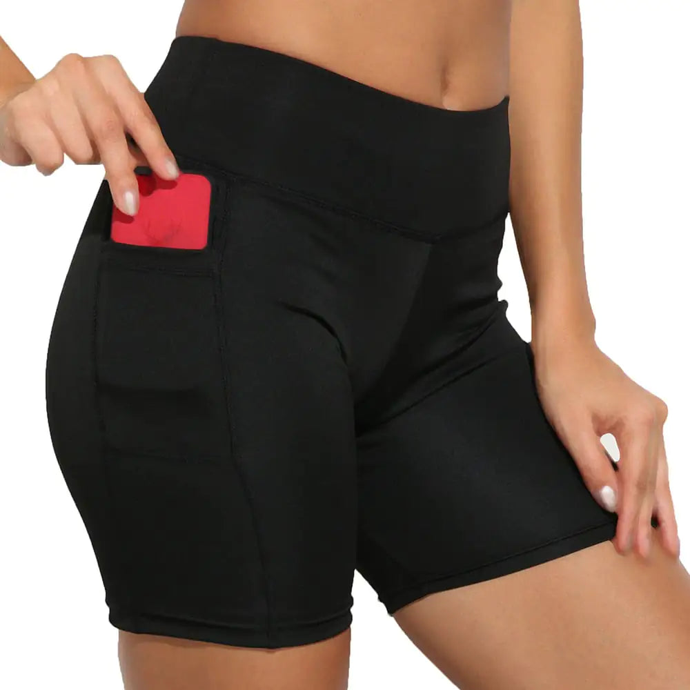 PRISM Women's Yoga Fitness Five-Point Shorts Leggings