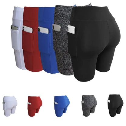PRISM Women's Yoga Fitness Five-Point Shorts Leggings