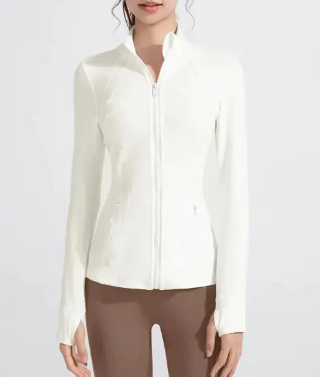 PRISM Womens Workout Long Sleeve Zipper Jacket