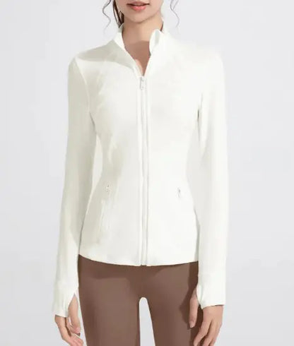 PRISM Womens Workout Long Sleeve Zipper Jacket